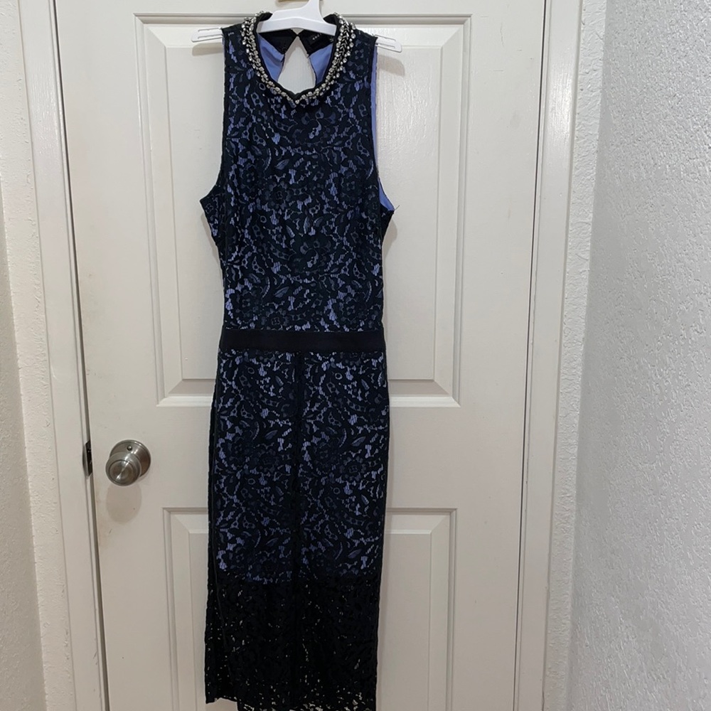 Beautiful Black/Blue Dress, size Small